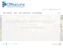 Tablet Screenshot of officeline.com.au